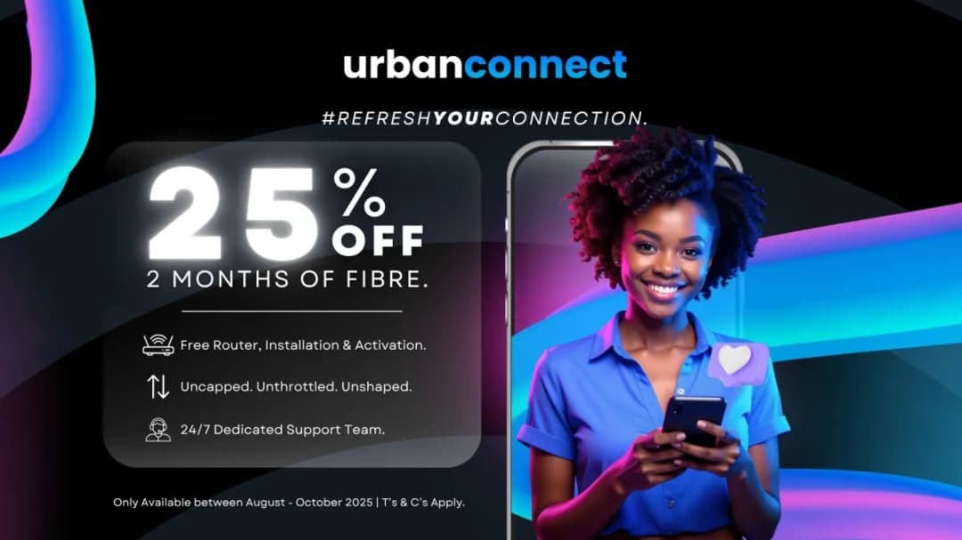 Refresh Your Connection With UrbanConnect Fibre!